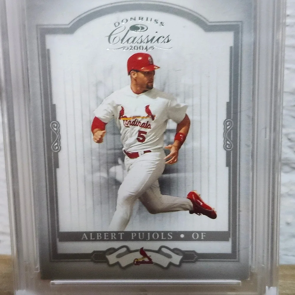 Albert Pujols Baseball Cards 2017 10 Topps Chrome Pink Refractor 2004 Donruss 10